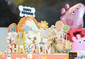 peppa pig 生日派對訂製生日蛋糕生日cupcake生日糖霜曲奇 icingcookie 睇得又食得好味手工驚喜勁靚推介少甜