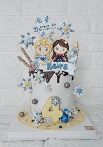 frozen 冰雪奇緣 elsa anna olaf生日派對訂製生日蛋糕生日cupcake生日糖霜曲奇 icingcookie 睇得又食得好味手工驚喜勁靚推介少甜