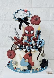 spidy spiderman 生日派對spidy spiderman訂製生日蛋糕 spidy糖霜曲奇 spidy cupcakes 睇得又食得好味手工驚喜勁靚推介少甜